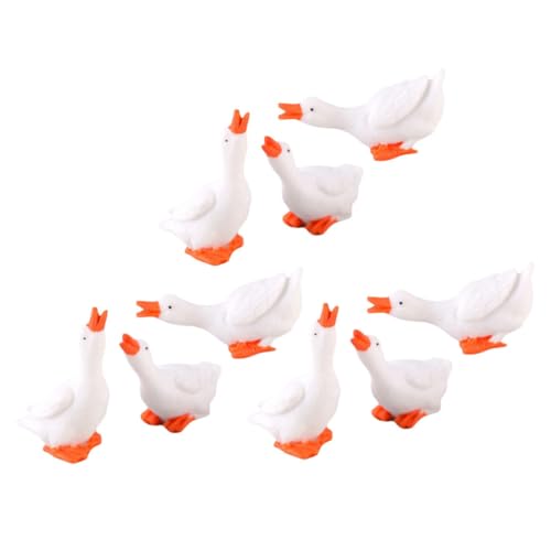 ERINGOGO 9stücke Teiliges Miniatur Gänse Figuren Set Resin Für Garten Und Wohnung Niedliche Deko Für Landschaften Und Puppenhäuser Kreative Tischornamente ERINGOGO 9stücke Teiliges Miniatur Gänse Figuren Set Resin Für Garten Und Wohnung Niedliche Deko Für Landschaften Und Puppenhäuser Kreative Tischornamente von ERINGOGO