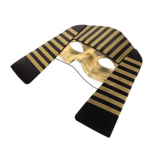 ERINGOGO Ägyptische Cosplay Maske für Halloween Party Leichte Atmungsaktive Pharaoh Maske mit Detailreichem Design für Kostüm Bühnenauftritte und Festveranstaltungen von ERINGOGO
