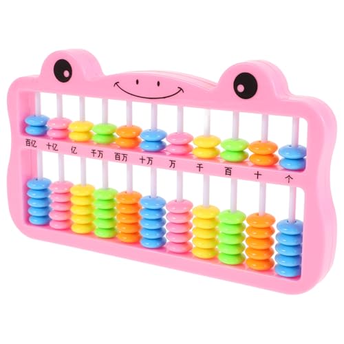ERINGOGO Pädagogisches Abakus-Mathe-Set Für Kinder Mathematik-abakus Arithmetiklernen 7 Perlen Chinesisches Zählgerät von ERINGOGO