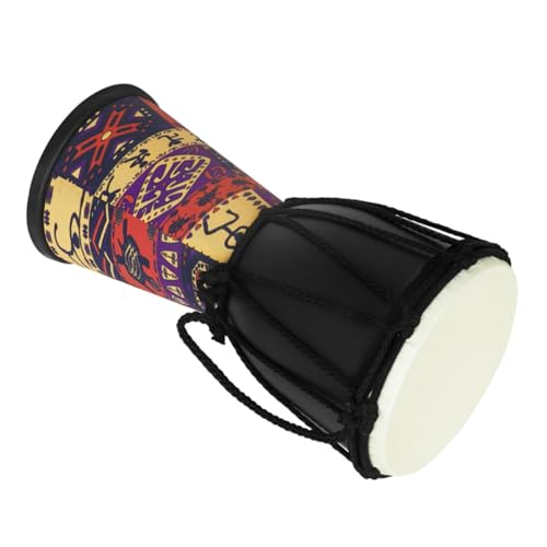 ERINGOGO Afrikanische Handtrommel Leichte Djembe Mit Traditioneller Dekoration Für Mädchen Und Anfänger Tragbares Schlaginstrument Für Kreative Musikanwendungen von ERINGOGO