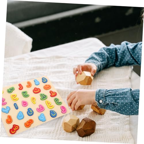 ERINGOGO Arabisches Holzpuzzle Lernspielzeug Montessori Steckspiel für Vorschulkinder Robustes Farbintensives Alphabet und Zahlen Puzzle Konzentration und Hand Auge Koordination ERINGOGO Arabisches Holzpuzzle Lernspielzeug Montessori Steckspiel für Vorschulkinder Robustes Farbintensives Alphabet und Zahlen Puzzle Konzentration und Hand Auge Koordination von ERINGOGO