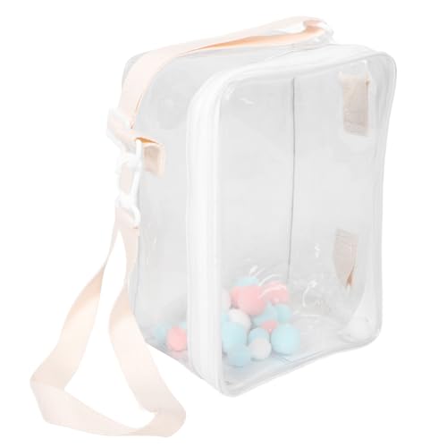 ERINGOGO Aufbewahrungstasche Für Puppen Tragbare Mini Aufbewahrungstasche Pom Pom Halter Für Rucksack Durchsichtige Figur Ausstellungstasche Figuren Ausstellungstasche Sammler von ERINGOGO