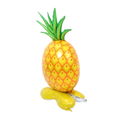 ERINGOGO Aufblasbarer Ananas Folienballon Lustiger Wiederverwendbarer Party Dekorationsballon für Sommerfestivals und Hawaii Themenfeiern Langlebig und Bruchsicher von ERINGOGO
