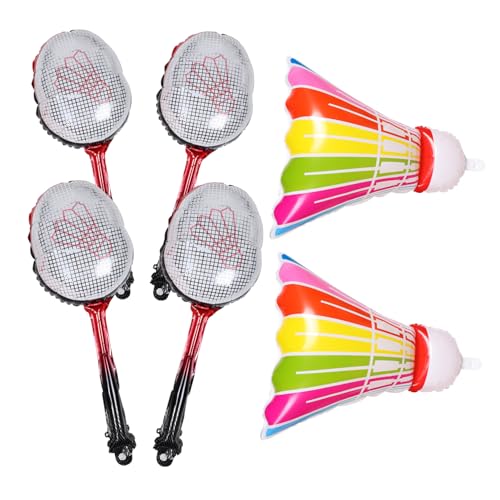 ERINGOGO Aufblasbares Badmintonballon Set Teilig Leichte Aluminiumfolie Einfach Aufzublasen Vielseitige Partydekoration für Sport und Geburtstagsfeiern Tragbar und Bunt ERINGOGO Aufblasbares Badmintonballon Set Teilig Leichte Aluminiumfolie Einfach Aufzublasen Vielseitige Partydekoration für Sport und Geburtstagsfeiern Tragbar und Bunt von ERINGOGO