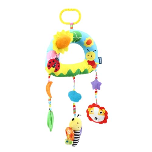 ERINGOGO Aufhänger für Babyautos lernspielzeug babybett + Crib Toys Sensory Toys Kinderspielzeug 0-6 Monate hängende Babyspielzeuge Tuch Yellow ERINGOGO Aufhänger für Babyautos lernspielzeug babybett + Crib Toys Sensory Toys Kinderspielzeug 0-6 Monate hängende Babyspielzeuge Tuch Yellow von ERINGOGO