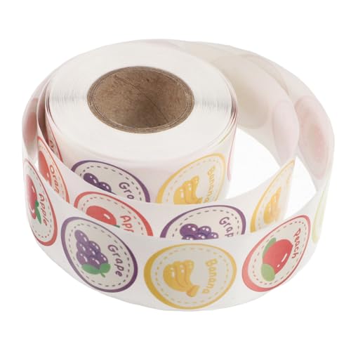 ERINGOGO Aufkleber Mit Fruchtmuster Erdbeer-babyparty-Aufkleber Wasserflaschenaufkleber Für Obst-dankeschön-Aufkleber Frühlingsaufkleber Aufkleber Aus Beschichtetem Papier von ERINGOGO