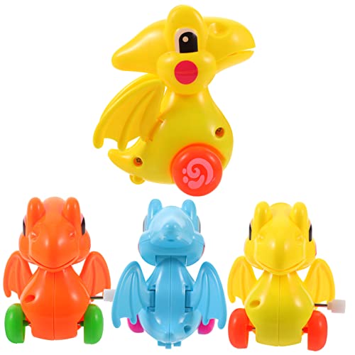 ERINGOGO Aufzieh Dinosaurier Auto Für Kleinkinder Mini Wind Up Dino Für Jungen Und Mädchen Für Ab Jahren Farben Gemischt von ERINGOGO
