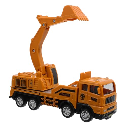ERINGOGO Bagger Bauauto Konstruktionsspielzeug Für Baufahrzeuge LKW -spielzeugmodell Interessantes Baufahrzeug- Spielzeuglastwagen Gelb Metall ERINGOGO Bagger Bauauto Konstruktionsspielzeug Für Baufahrzeuge LKW -spielzeugmodell Interessantes Baufahrzeug- Spielzeuglastwagen Gelb Metall von ERINGOGO