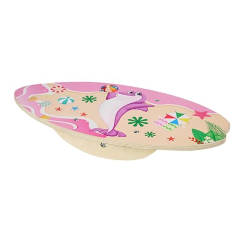 ERINGOGO Balanceboard zum für im Freien Kinderspiele Hanteln balanceboards balancierbrett Wippe aus Holz für zufällig Cooles Zeug Blue von ERINGOGO
