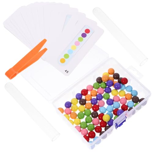 ERINGOGO Balancekoordination für Motorisches Fingerspiel mit Bunten Perlen Montessori Lernspielzeug Feinmotorik und Konzentration Aufbewahrungsbox Sicher und Langlebig ERINGOGO Balancekoordination für Motorisches Fingerspiel mit Bunten Perlen Montessori Lernspielzeug Feinmotorik und Konzentration Aufbewahrungsbox Sicher und Langlebig von ERINGOGO