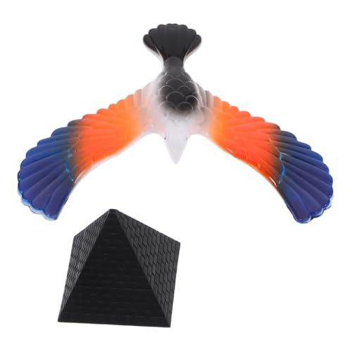 ERINGOGO Balancierender Adler Desktop Robustem Abs Einzigartiges Gleichgewichtskonzept mit Pyramidenständer Fördert Hand Auge koordination und Kreativität für Erwachsene von ERINGOGO