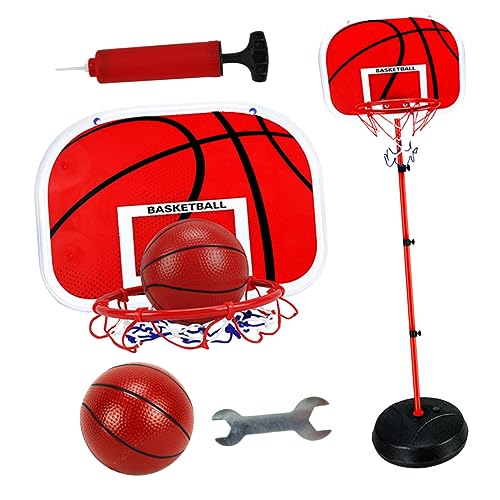 ERINGOGO Basketball Höhenverstellbarer Basketball Korb für Innen und Außen Ball für Basketballfähigkeiten und Gemeinsamen Spielspaß ERINGOGO Basketball Höhenverstellbarer Basketball Korb für Innen und Außen Ball für Basketballfähigkeiten und Gemeinsamen Spielspaß von ERINGOGO