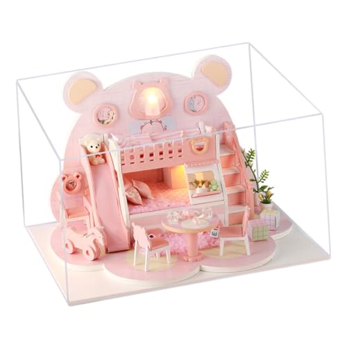 ERINGOGO Bauen Sie EIN Villa Modell Zusammen Geburtstagsgeschenke Mini Haus Modell Mini Geburtstagsgeschenk Kinderspielzeug Bauen Sie Eine Villa Zusammen ERINGOGO Bauen Sie EIN Villa Modell Zusammen Geburtstagsgeschenke Mini Haus Modell Mini Geburtstagsgeschenk Kinderspielzeug Bauen Sie Eine Villa Zusammen von ERINGOGO