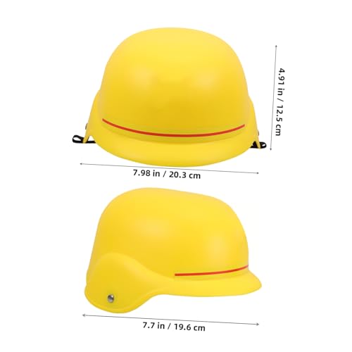 ERINGOGO Bauhelm Gelb Leichter Kunststoff Kompakte für Rollenspiele und Partys Pädagogisches für Drinnen und Draußen als Verkleidungshut für Mädchen und Jungen ERINGOGO Bauhelm Gelb Leichter Kunststoff Kompakte für Rollenspiele und Partys Pädagogisches für Drinnen und Draußen als Verkleidungshut für Mädchen und Jungen von ERINGOGO