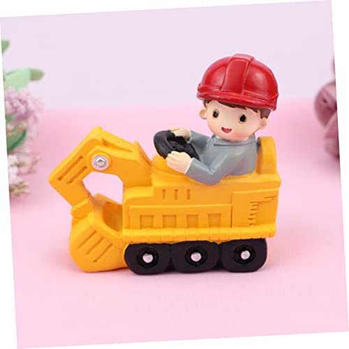ERINGOGO Baustellenfahrzeug Modell Resin Tortendeko Jungen Party Deko Langlebig Glatte Oberfläche Sicher für Geburtstagskuchen Dekoration Jungen Spielzimmer ERINGOGO Baustellenfahrzeug Modell Resin Tortendeko Jungen Party Deko Langlebig Glatte Oberfläche Sicher für Geburtstagskuchen Dekoration Jungen Spielzimmer von ERINGOGO
