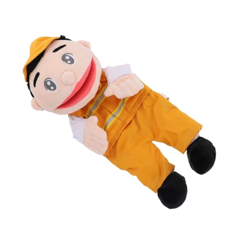 ERINGOGO Berufs-handpuppe Müllmann aus Weichem Lustiges Fingerpuppen Fördert Fantasie und Kommunikation für Eltern-Junge Mädchen-Spiele und Interaktives Geschichtenerzählen von ERINGOGO