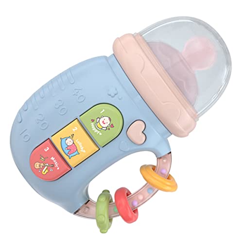 ERINGOGO Beruhigende Flasche klingeln Babyprodukt Elektronisches Babyspielzeug -Musical neugeborenes Musikalisches Babyspielzeug für Plastik Blau ERINGOGO Beruhigende Flasche klingeln Babyprodukt Elektronisches Babyspielzeug -Musical neugeborenes Musikalisches Babyspielzeug für Plastik Blau von ERINGOGO
