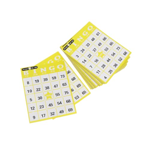 ERINGOGO Bingo Spielkarten mit Einzigartigen Nummern Farbige Bingo Karten für Langlebiges Spielzubehör Fördert Konzentration und Gedächtnis Geeignet als Geschenk für Zufällige Farbe ERINGOGO Bingo Spielkarten mit Einzigartigen Nummern Farbige Bingo Karten für Langlebiges Spielzubehör Fördert Konzentration und Gedächtnis Geeignet als Geschenk für Zufällige Farbe von ERINGOGO