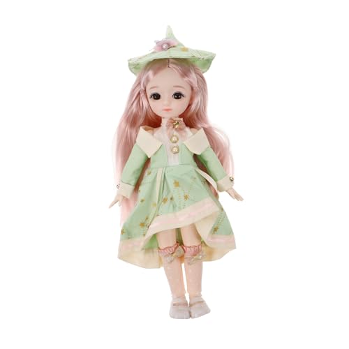 ERINGOGO Bjd-gelenkpuppe Bjd-Puppen Amerikanische Puppen Für Mädchen Prinzessin Puppe Kugelgelenkpuppen Perücke Puppe Süße Puppen Kawaii Miniatur-schaufensterpuppen Anime-Puppe Samt von ERINGOGO