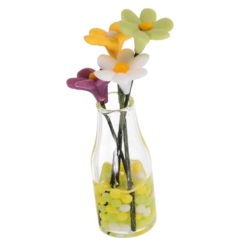 ERINGOGO Blumenpott Mit Kleinen Puppenhaus Dekoration Zubehör Transparentes Für Winzige Hausminiaturen Kreative Pflanzenmodelle Für Ihr Dollhouse ERINGOGO Blumenpott Mit Kleinen Puppenhaus Dekoration Zubehör Transparentes Für Winzige Hausminiaturen Kreative Pflanzenmodelle Für Ihr Dollhouse von ERINGOGO