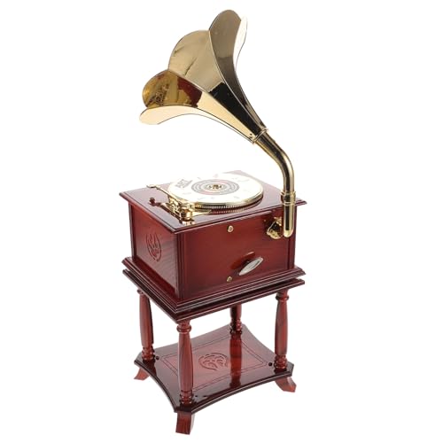 ERINGOGO Box Grammophon Spieluhr Retro Tischdeko Kunststoff von ERINGOGO