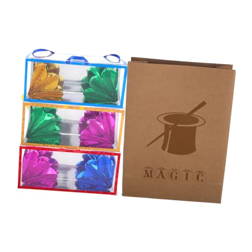 ERINGOGO Box Illusion Bags Bühnentrick Illusion Illusion Requisiten Für Lustige Bühnen Illusion Blumen Aus Leeren Beutel Gimmick Illusion Prop Illusion Kits 4 6 Kunststoff von ERINGOGO