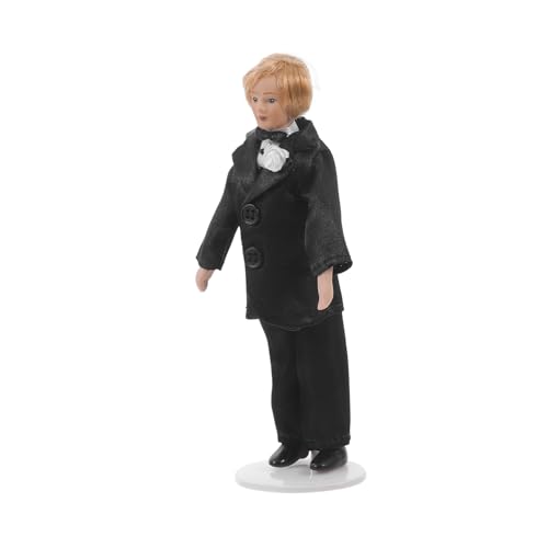 ERINGOGO Bräutigampuppe Puppenhaus Zahlen modern realistisch romantische Figuren Miniaturfiguren nachgeahmte Menschenfiguren Mini-Figuren-Modelle Mini- Layout-Modelle Stoff Schwarz ERINGOGO Bräutigampuppe Puppenhaus Zahlen modern realistisch romantische Figuren Miniaturfiguren nachgeahmte Menschenfiguren Mini-Figuren-Modelle Mini- Layout-Modelle Stoff Schwarz von ERINGOGO