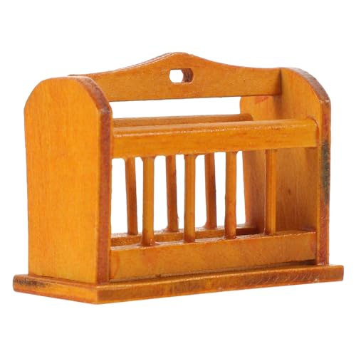 ERINGOGO Bücherkorb aus Holz Puppenhaus Aufbewahrungskorb für Miniaturmöbel für Puppenhaus Dekoration und Rollenspiele Sicheres und Langlebiges Design aus Holzmaterial ERINGOGO Bücherkorb aus Holz Puppenhaus Aufbewahrungskorb für Miniaturmöbel für Puppenhaus Dekoration und Rollenspiele Sicheres und Langlebiges Design aus Holzmaterial von ERINGOGO