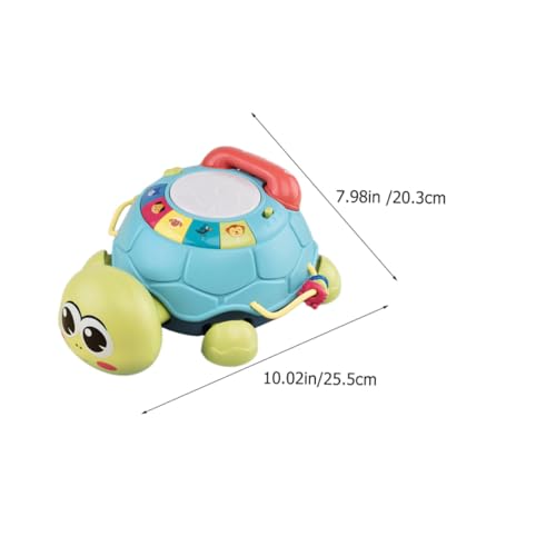 ERINGOGO Buntes Lernspielzeug Schildkröte Musikspielzeug für Kleinkinder Interaktiv zur Frühkindlichen Hand Auge koordination Zahlenlernen und Sprachentwicklung ERINGOGO Buntes Lernspielzeug Schildkröte Musikspielzeug für Kleinkinder Interaktiv zur Frühkindlichen Hand Auge koordination Zahlenlernen und Sprachentwicklung von ERINGOGO