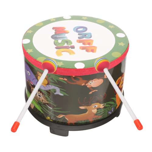 ERINGOGO Buntes Schlagzeug Percussion Instrument mit Sticks Robustes Sicheres Musikinstrument Motorischer Fähigkeiten für Kleinkinder und Ab Jahren Geeignet von ERINGOGO