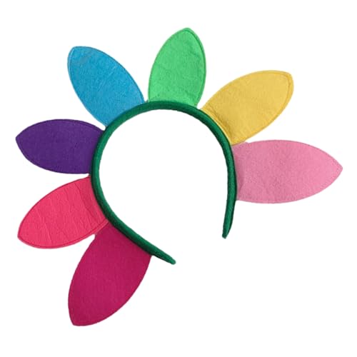 ERINGOGO Buntes Sonnenblumen Stirnband aus Bequemem Rutschfestes Festival und Kostümzubehör für Damen Blumenhaar Accessoire für Partys Junggesellenabschiede und Festliche Anlässe ERINGOGO Buntes Sonnenblumen Stirnband aus Bequemem Rutschfestes Festival und Kostümzubehör für Damen Blumenhaar Accessoire für Partys Junggesellenabschiede und Festliche Anlässe von ERINGOGO