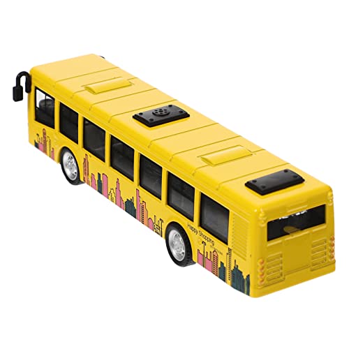 ERINGOGO Busmodell kinderfahrzeug kinderauto Fahrzeug Toys Cars Children Bumper car Modellbus Auto Busspielzeug zurückziehen für Kinderbusse ABS-Kunststoff Yellow ERINGOGO Busmodell kinderfahrzeug kinderauto Fahrzeug Toys Cars Children Bumper car Modellbus Auto Busspielzeug zurückziehen für Kinderbusse ABS-Kunststoff Yellow von ERINGOGO