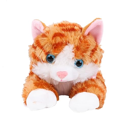 ERINGOGO Cartoon Puppe Katzenpuppe Geburtstagspuppe Tierspielzeug Für Orange von ERINGOGO