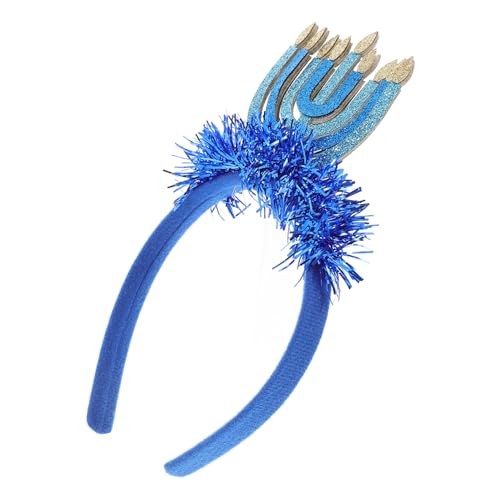 ERINGOGO Chanukka-kopfschmuck Dekorative Kopfbedeckung Haarband-dekore Chanukka-kopfdekorationen Dekorative Stirnbänder Chanukka-stirnbänder Chanukka-party-kopfschmuck Haarspange Stoff Blue ERINGOGO Chanukka-kopfschmuck Dekorative Kopfbedeckung Haarband-dekore Chanukka-kopfdekorationen Dekorative Stirnbänder Chanukka-stirnbänder Chanukka-party-kopfschmuck Haarspange Stoff Blue von ERINGOGO