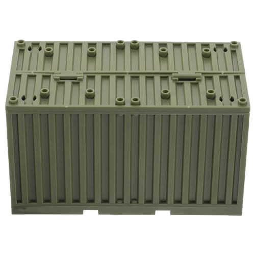ERINGOGO Containerschiff Konstruktionsspielzeug Kinderspielzeug Deckel Intelligente Spiele Bildungsspielzeug Block Basteln Sparschwein Stielspielzeug Babyspielzeug Green Plastik von ERINGOGO