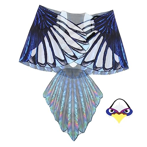 ERINGOGO Cosplay Adlerflügel Leichtes Kostüm Flügel für Halloween Karneval Fasching Junge Mädchen Party Dekoration von ERINGOGO