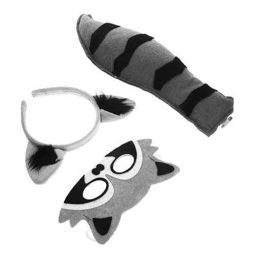 ERINGOGO Cosplay Kostüm Waschbär Tierohren Stirnband und Party Zubehör für Halloween Karneval Fasching Bühnenauftritt ERINGOGO Cosplay Kostüm Waschbär Tierohren Stirnband und Party Zubehör für Halloween Karneval Fasching Bühnenauftritt von ERINGOGO