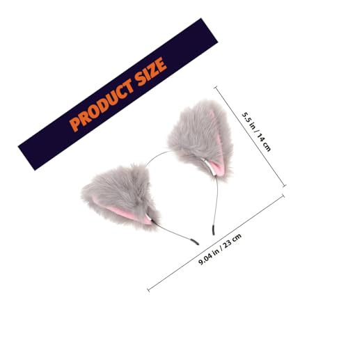 ERINGOGO Cosplay Stirnband Katzenohren und Fuchsohren mit Kunstpelz Tierohren und Haarschmuck für Party Geburtstag Halloween Maskerade ERINGOGO Cosplay Stirnband Katzenohren und Fuchsohren mit Kunstpelz Tierohren und Haarschmuck für Party Geburtstag Halloween Maskerade von ERINGOGO