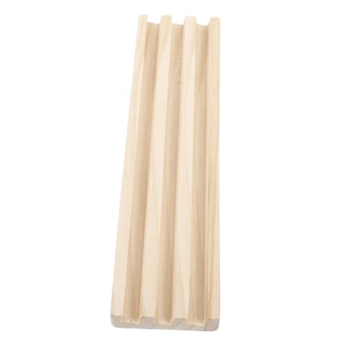 ERINGOGO DIY Domino Ständer Aus Holz Tablett DIY Domino Ständer Multifunktions Domino Basen Präsentationsständer Domino Zubehör Spielzeugkarten Base Desktop Domino Ständer DIY von ERINGOGO