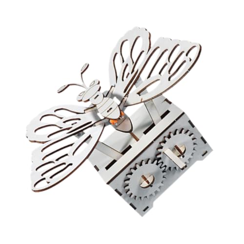 ERINGOGO DIY Handkurbel Schmetterling Wissenschaftliches Experimentierspielzeug Bastelset Praktischer Fähigkeiten und Problemlösung Einfache Montage Lernspielzeug für Frühe Bildung von ERINGOGO