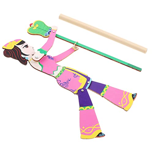 ERINGOGO DIY Schattenpuppen für Traditionelles Handwerk für Kreatives Geschichtenerzählen Geeignet für Kindergärten und Fördert die Frühkindliche Bildung Kreative Zufällige Zufällige Farbe von ERINGOGO