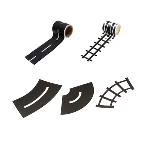 ERINGOGO DIY Straßenklebeband mit Verkehrszeichen und Schienenmuster Kreatives Washi Tape für Jungen und Mädchen Flexible Auto Bahn Streckendekoration ERINGOGO DIY Straßenklebeband mit Verkehrszeichen und Schienenmuster Kreatives Washi Tape für Jungen und Mädchen Flexible Auto Bahn Streckendekoration von ERINGOGO