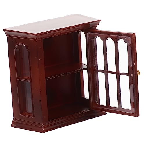 ERINGOGO Miniatur Schrank Für Puppenhäuser Dekorativer Mini Kühlschrank Aus Kunststoff Für Wohnzimmer Küche Und Schlafzimmer Maßstab Zubehör Für Kreative Spielwelten von ERINGOGO