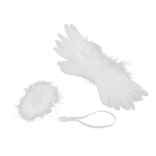 ERINGOGO Dekorative Puppen Engelsflügel Weiß Mini Flügel für DIY Kostüm Basteln Puppenfoto Requisiten Handgefertigte Kleine Flügel für Kreative Spielzeugzubehör ERINGOGO Dekorative Puppen Engelsflügel Weiß Mini Flügel für DIY Kostüm Basteln Puppenfoto Requisiten Handgefertigte Kleine Flügel für Kreative Spielzeugzubehör von ERINGOGO