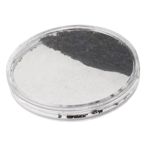 ERINGOGO Demonstrator Für Magnetfeldlinien Eisenfüllungen Für Wissenschaftliche Experimente Magnetischer Sand Magnete Eisenpulverspäne Magnetisches Pulver Black Plastik von ERINGOGO