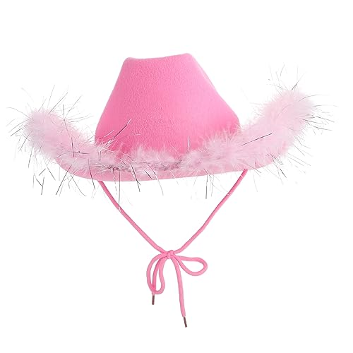 ERINGOGO Kopfschmuck Westernhut Modischer Hut Für Karneval Feier Auftritt Starker Westernstil ERINGOGO Kopfschmuck Westernhut Modischer Hut Für Karneval Feier Auftritt Starker Westernstil von ERINGOGO
