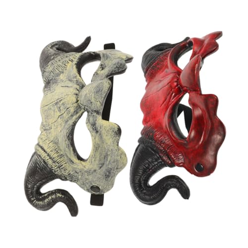 ERINGOGO Devil Demon Half Mask Halloween Maske mit Hörnern Weiches Material Retro-inspiriertes Design Vielseitig für Cosplay Party Karneval Tragbar und Langlebig Farben ERINGOGO Devil Demon Half Mask Halloween Maske mit Hörnern Weiches Material Retro-inspiriertes Design Vielseitig für Cosplay Party Karneval Tragbar und Langlebig Farben von ERINGOGO