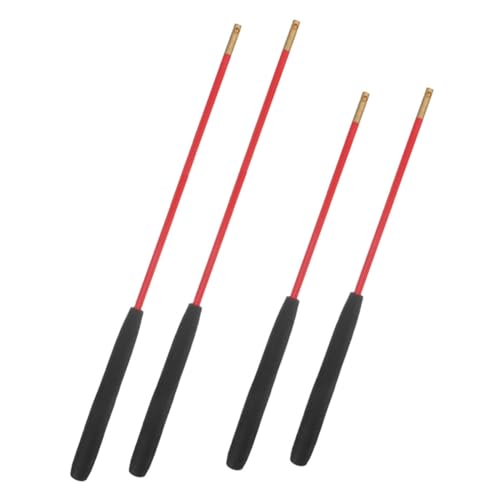 ERINGOGO Diabolo-Shaker Teufelsstöcke Jonglieren diabolo Diabolo-Sticks Diabolo Stäbe für Fortgeschrittene schicke Spiegelkugel Party reflektierende Bälle chemische Faser rot von ERINGOGO