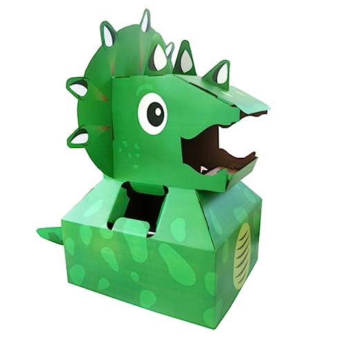 ERINGOGO Dino Karton DIY Bastelset für Kinderfreundliches Modellspielzeug zur Manuellen Montage Fördert Kreativität und Hand Augen Koordination Geeignet für Jungen und Mädchen ERINGOGO Dino Karton DIY Bastelset für Kinderfreundliches Modellspielzeug zur Manuellen Montage Fördert Kreativität und Hand Augen Koordination Geeignet für Jungen und Mädchen von ERINGOGO