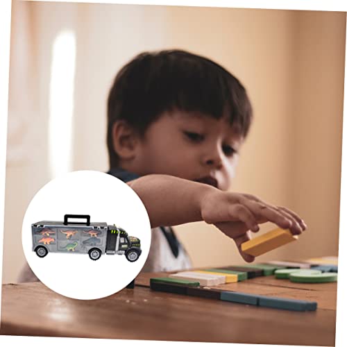 ERINGOGO Dinosaur Transportwagen mit Dinosaurier Figuren Set für Kreative Rollenspiele und Bildungsprojekte Robuster Lastwagen mit Abnehmbarer Ladefläche ERINGOGO Dinosaur Transportwagen mit Dinosaurier Figuren Set für Kreative Rollenspiele und Bildungsprojekte Robuster Lastwagen mit Abnehmbarer Ladefläche von ERINGOGO